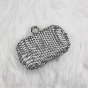NWT diamante/rhinestone clutch